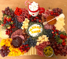 Load image into Gallery viewer, christmas platter, christmas board, christmas gifts, holiday food, cheese board