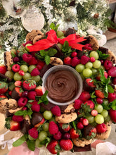 Load image into Gallery viewer, christmas wreath, sweet food, christmas dinner food