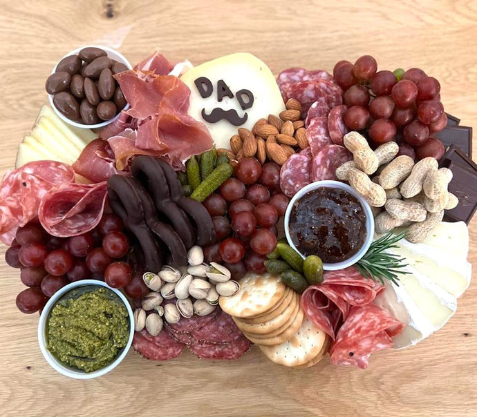 father's day platter, gift platter, cheese board