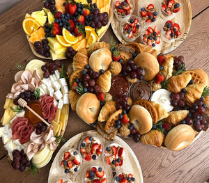 breakfast combo, fresh pastries, fresh fruits, yogurt