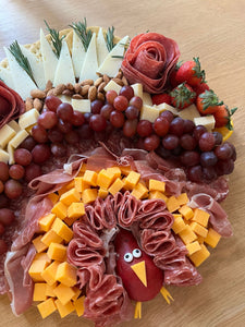 thanksgiving board, thanksgiving cheese board, thanksgiving platter, turkey platter