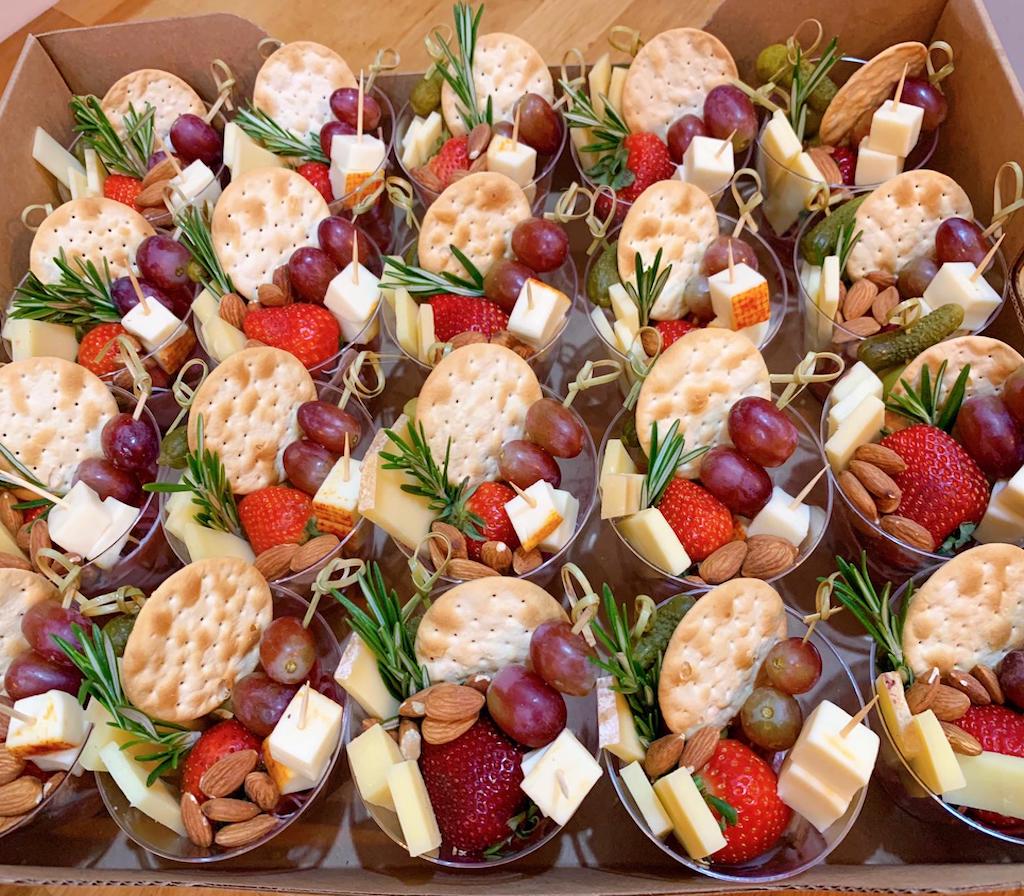 fruit cups winter snacks for parties