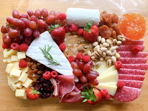 cheese platter, cheese board, charcuterie board, gift platter, edible gifts