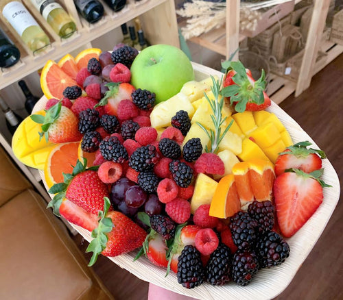 fruit tray, healthy tray, healthy food, tropical fruits, mother's day gift