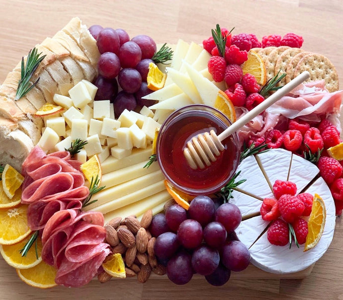 aromatic board, cheese, platter, gift platter