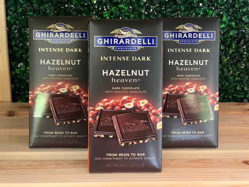 Ghirardelli hazelnut heaven dark chocolate