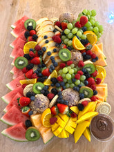 Load image into Gallery viewer, corporate catering, catering, fruit arrangements, fresh fruits, kiwi, mango, fruit salad
