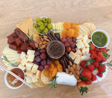 Load image into Gallery viewer, cheese board, cheese platter, antipasto, queso, gift platter